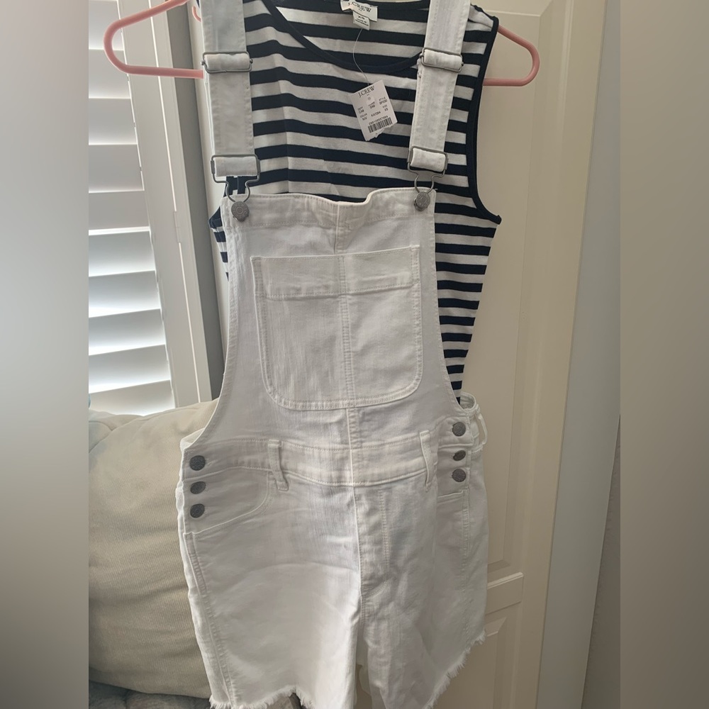 Jcrew overalls white